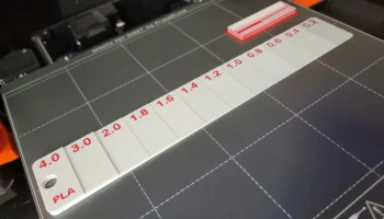 Тестер толщины 3D-печати 2