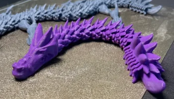 FLEXI FIDGET ДРАКОН ПРИНТ НА ​​МЕСТЕ 1