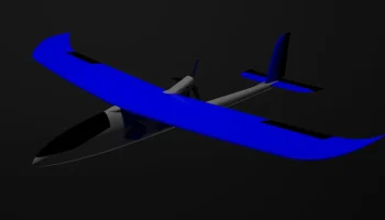 Радиоуправляемый самолет LW-PLA/PLA - толкающий пропеллер... 3