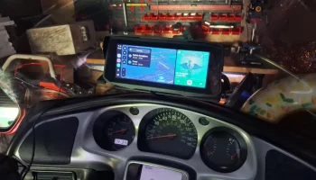 Honda Goldwing GPS Android Авто держатель на лобовое стек...