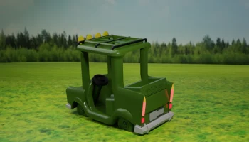 E3D Багги, похожий на Трабант 1
