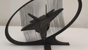 F-22 Raptor - Стринг-арт - Лицо F-22 Raptor - Стринг-арт - Лицо