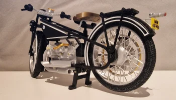 Мотоцикл BMW R32 1925 года выпуска, масштаб 1:6,5. Дизайнер  3