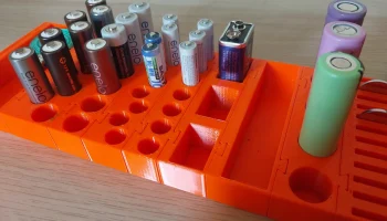 Усовершенствованный модульный держатель батарей (AAA, AA, CR 1