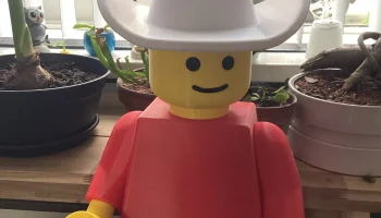 Ковбойская шляпа для минифигурки Mega Lego Like... Ковбойская шляпа для минифигурки Mega Lego Like...