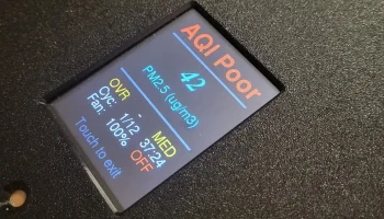 ESP32 Автоматический очиститель воздуха HVAC 16x25 дюймов.. 2