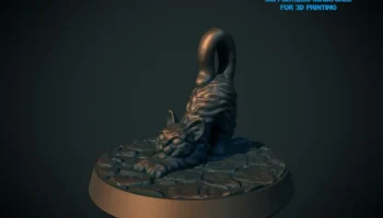 Cat 28 мм (без опор, подходит для FDM)