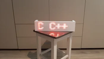 СВЕТОДИОДНЫЙ ТЕКСТ - НА СТЕНЕ WIFI ОТПРАВКА ESP32........... 1
