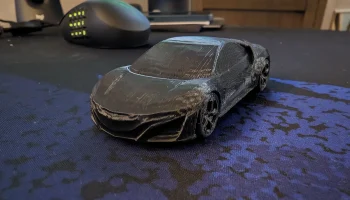 Acura / Honda NSX с движущимися колесами с принтом на мес... 1