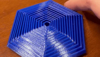 Hexagon Twist Fidget - печать на месте 1