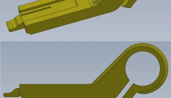 Держатель велосипедного фонаря