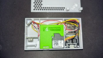 ESP32 ⨯ Корпус Sensirion SPS30+SCD41+SGP41 1