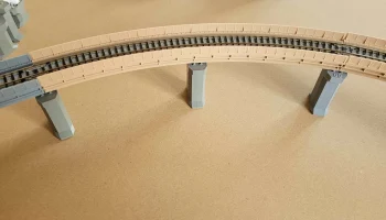DIY-виадук для Unitrack компании KATO, n-масштаб........