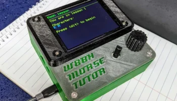 Корпус для W8BH Morse Tutor esp32