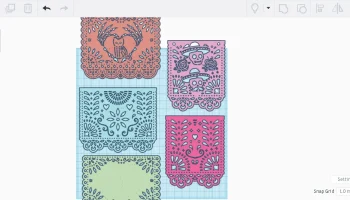 Papel Picado (Шаблоны и рисунки) для Dia De Los Muertos (.. 2