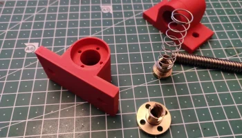 3018 DIY ЧПУ: ходовой винт T8 / защита от люфта / подпруж..