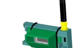 Уличный кейс Heltec ESP32 LoRa с козырьком от солнечного ..