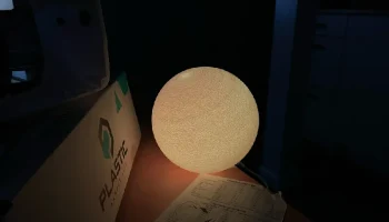 Нечеткая беспроводная глобусная лампа RGB........