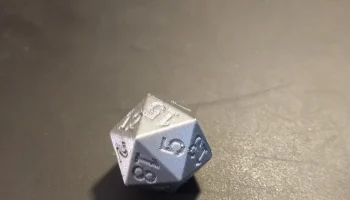 [EN] Balanced Die 20 / [FR] D&eacute; 20 &eacute;quilibr&eacute; 2