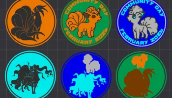 Монета Pokemon Go Community Day #114 - Vulpix