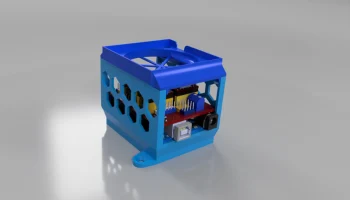 Чехол для Arduino UNO CNC Shield V3 + вентилятор 60 мм......