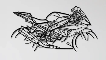 Настенное искусство BMW S1000RR Superbike