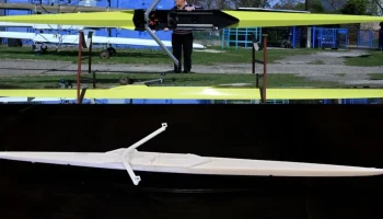 Олимпийская гребная лодка масштаба 1:20