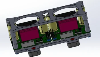 BTT TMC 5160T Plus основание с двойным DIN 1