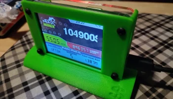 NerdMiner ESP32-2432S Корпус + подставка + кнопки........