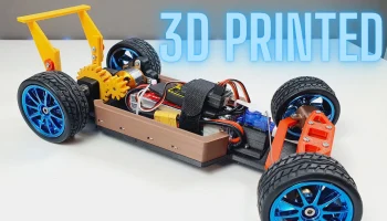 3D-печатная радиоуправляемая машина........