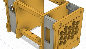NAS с 4 отсеками, напечатанный своими руками на 3D-принте.. 4