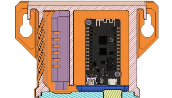 Корпус датчика (ESP32 + аккумулятор + датчик температуры .. Корпус датчика (ESP32 + аккумулятор + датчик температуры ..