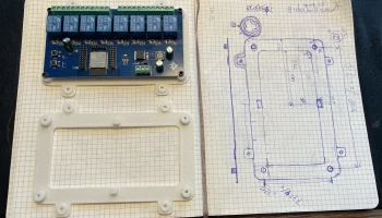 Крепление для реле ESP32 X8 3