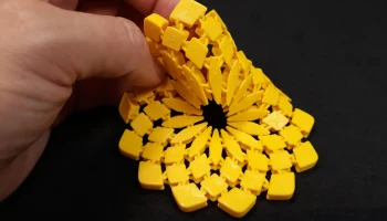 Подставка из ткани подсолнух 2