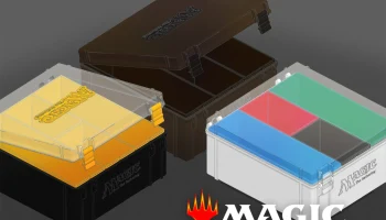 Прочный ящик для хранения Magic: The Gathering, вставки и.. 1