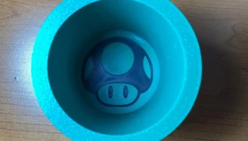 Держатель для ручек для трубок Super Mario с грибовидным ... 2