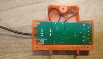 Монтаж на DIN-рейку pzem 004T 2