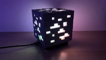 Лампа Minecraft Ore (WLED / ESP32 D1 Mini USB-C) 7