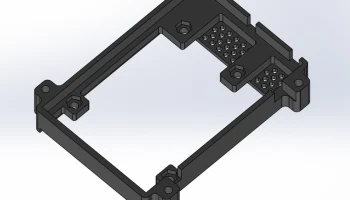 Arduino Uno и крепление для макета 3
