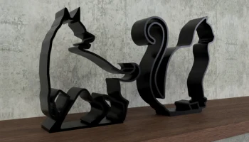 Cat statue 1