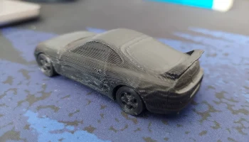 Toyota Supra с принтом на месте, подвижные колеса........... 3