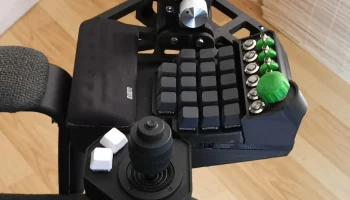 Модульный CtrlAltG13 - установка Hotas, вдохновленная Logite 2