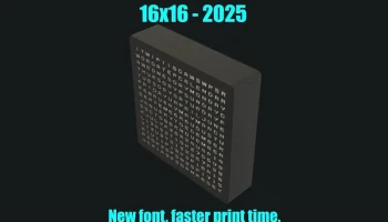 WordCalendar 16x16 - 2025 г.