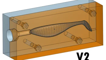 Рыболовная мягкая приманка Shad Mold 9см......... 3