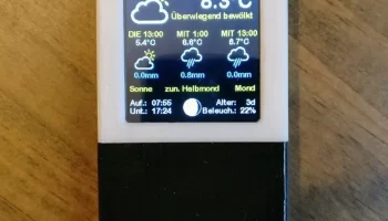 Метеостанция ESP8266 с TFT-экраном 2,4 дюйма (WiFi).........