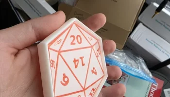 Подставка для кубиков D20 - безвредна для смолы... 2