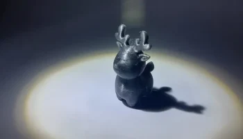 Маленькие игрушки - новогодний олень (как из яйца Киндер)... 1