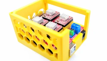 Arduino Uno R3 + корпус щитка ЧПУ + крышка вентилятора 50...