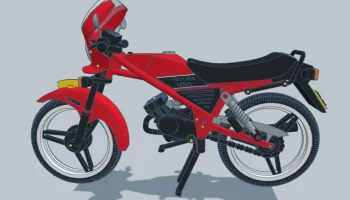 Honda MB50 1981 года выпуска, масштаб 1:8, дизайнер Эд ва... 1