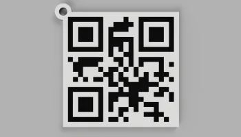 Брелок с QR-кодом - Я люблю тебя (День святого Валентина/.. 2